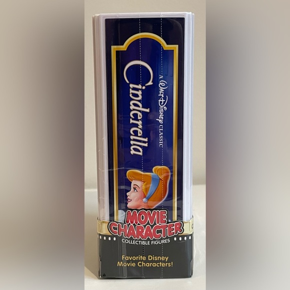 CINDERELLA Disney Movie Cinderella VHS Figure w/mini display Collection - Picture 3 of 6